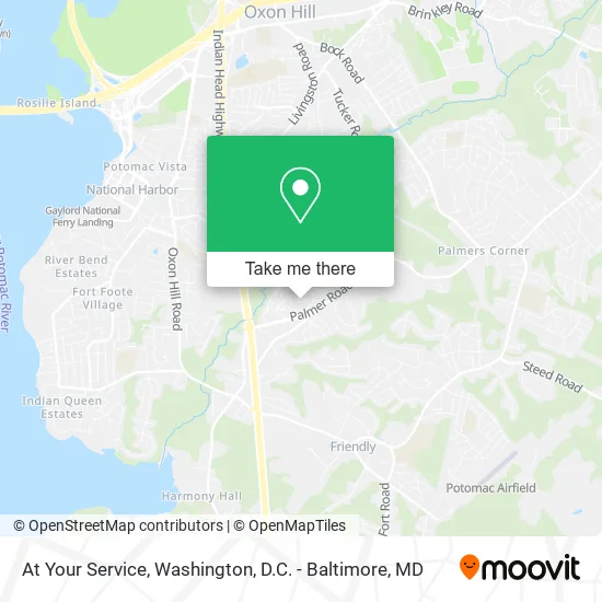 At Your Service map
