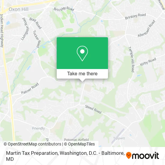 Martin Tax Preparation map