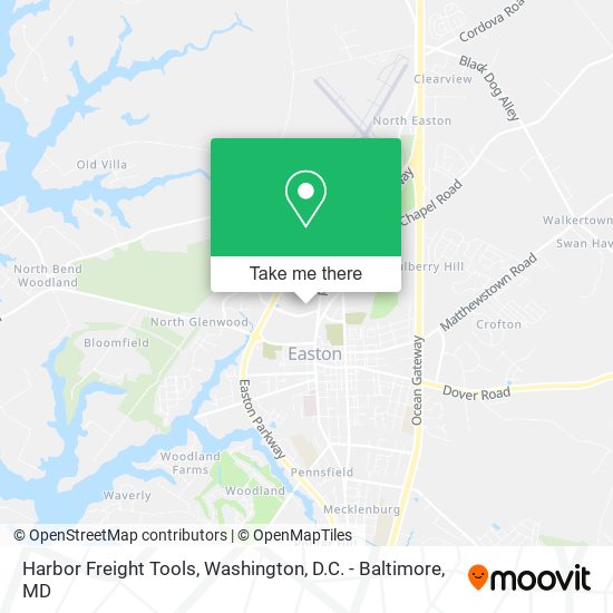 Harbor Freight Tools map