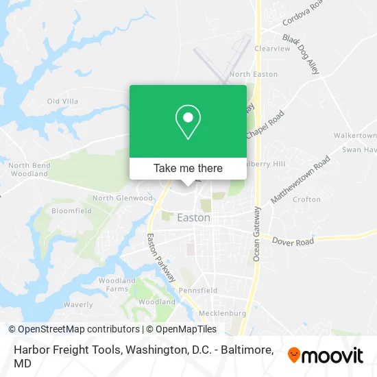 Mapa de Harbor Freight Tools