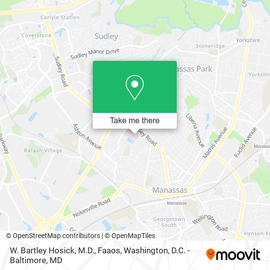 Mapa de W. Bartley Hosick, M.D., Faaos