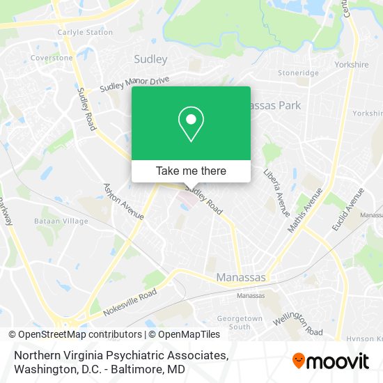 Mapa de Northern Virginia Psychiatric Associates