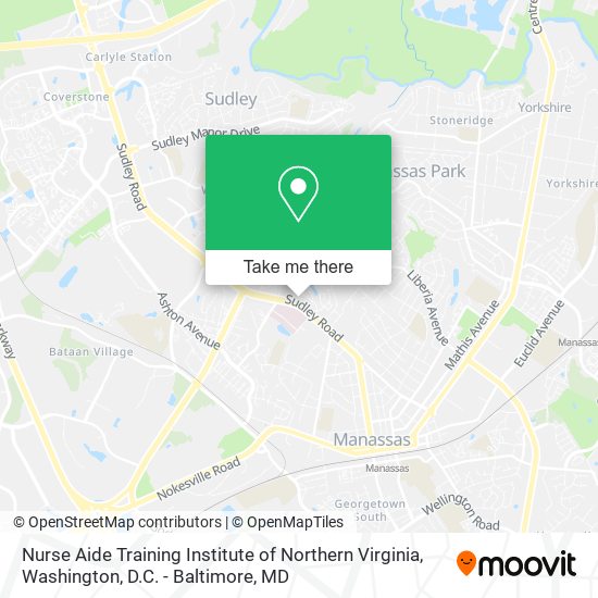Nurse Aide Training Institute of Northern Virginia map