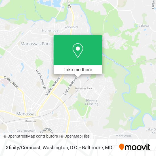 Xfinity/Comcast map
