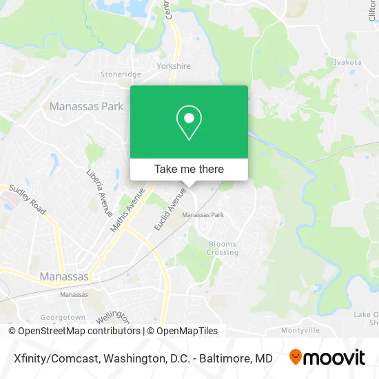 Xfinity/Comcast map