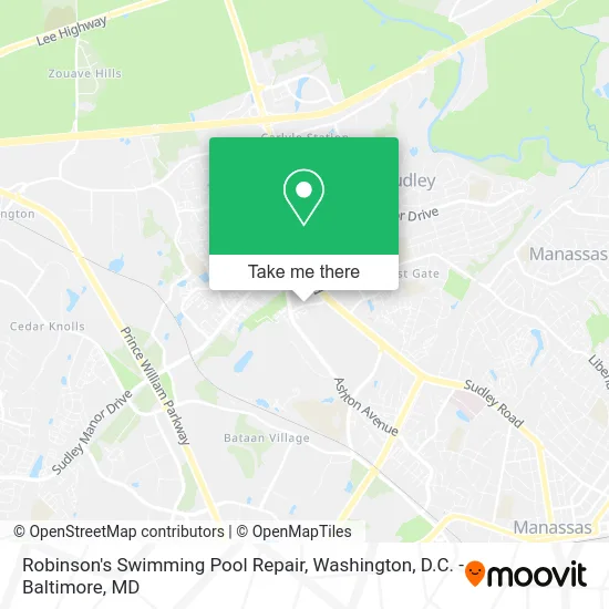 Robinson's Swimming Pool Repair map