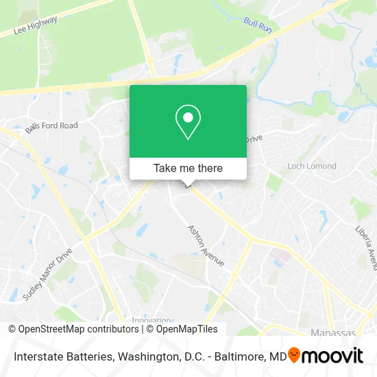 Interstate Batteries map