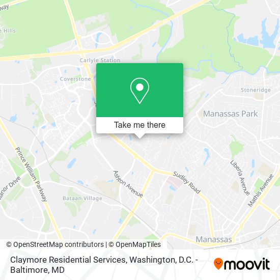 Claymore Residential Services map