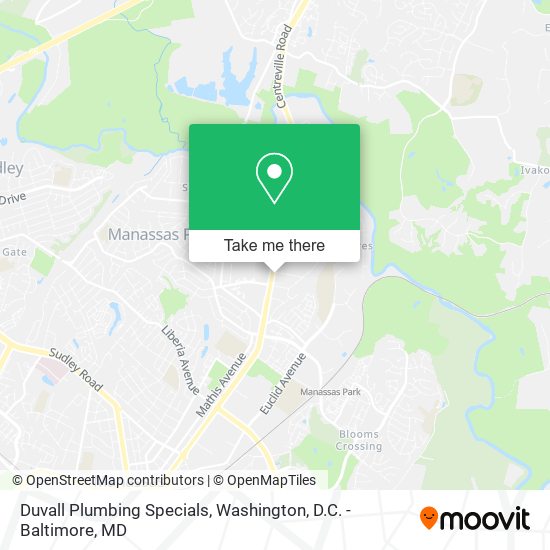 Duvall Plumbing Specials map