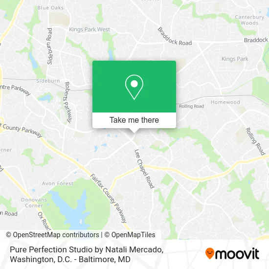 Pure Perfection Studio by Natali Mercado map