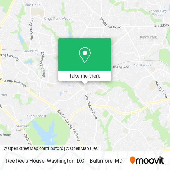 Mapa de Ree Ree's House