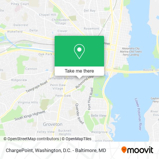 ChargePoint map