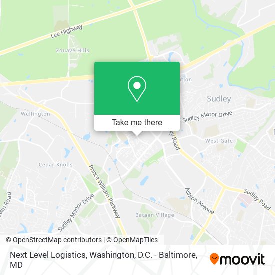 Next Level Logistics map