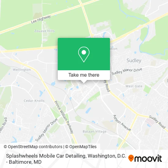 Splashwheels Mobile Car Detailing map