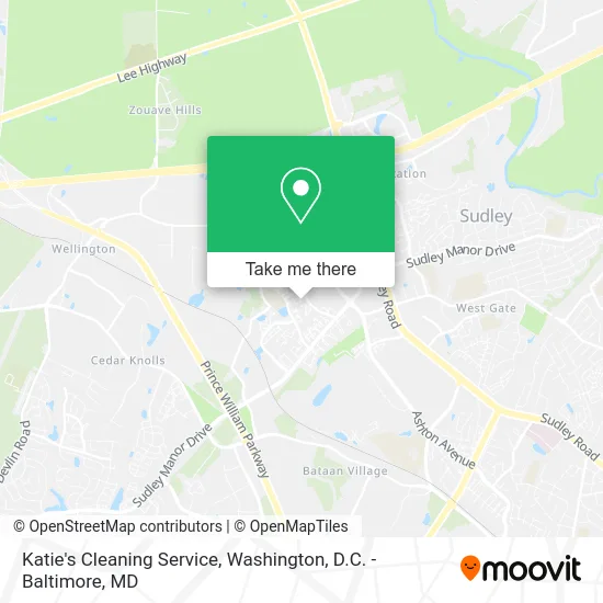 Katie's Cleaning Service map