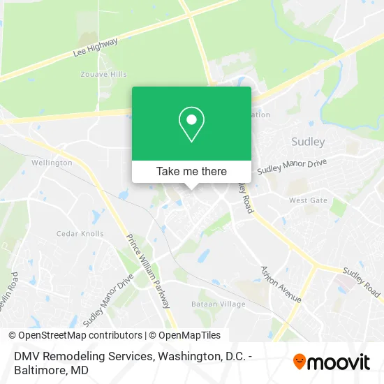 DMV Remodeling Services map