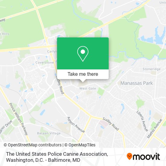 The United States Police Canine Association map