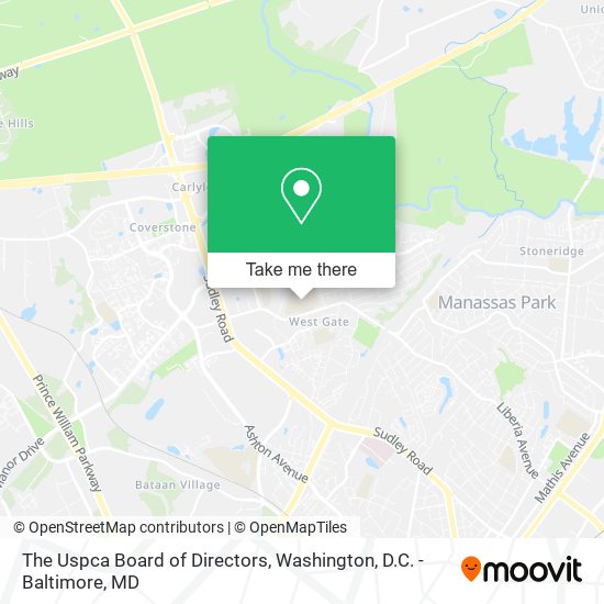 The Uspca Board of Directors map