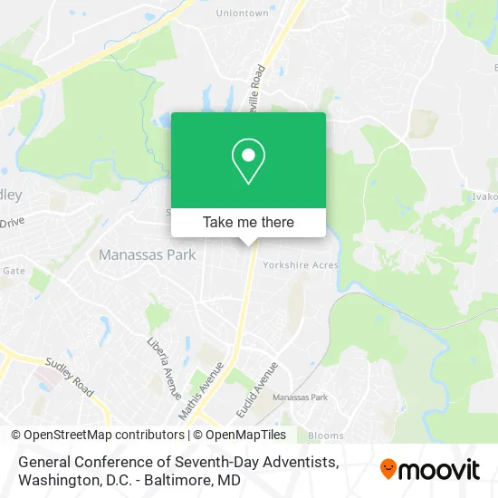 Mapa de General Conference of Seventh-Day Adventists