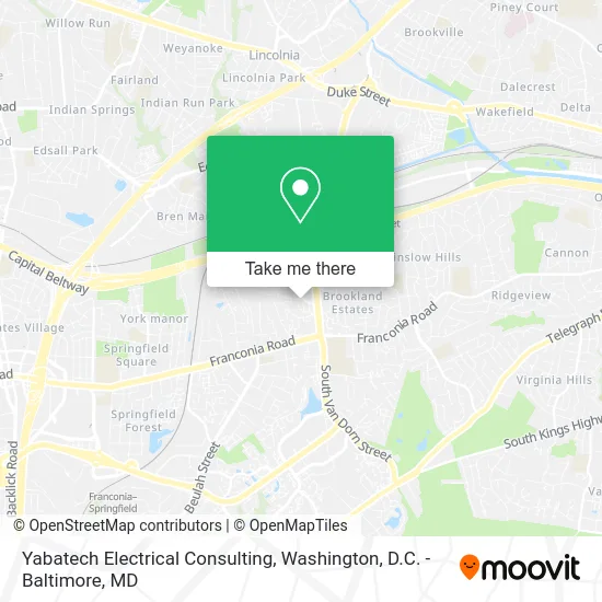 Yabatech Electrical Consulting map