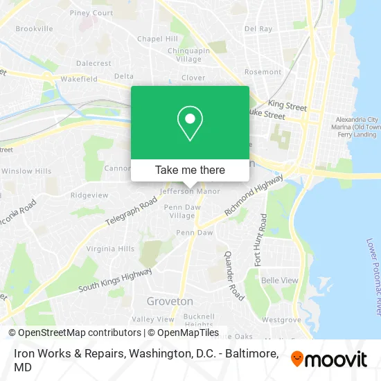 Iron Works & Repairs map