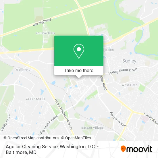 Aguilar Cleaning Service map