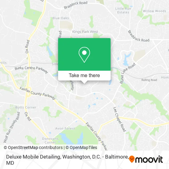 Deluxe Mobile Detailing map