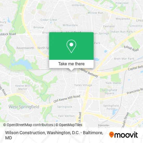 Mapa de Wilson Construction