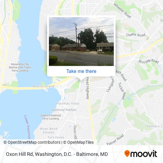 Mapa de Oxon Hill Rd