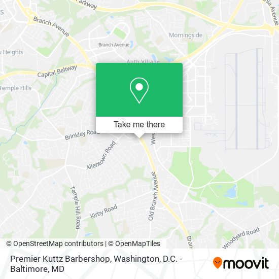 Mapa de Premier Kuttz Barbershop