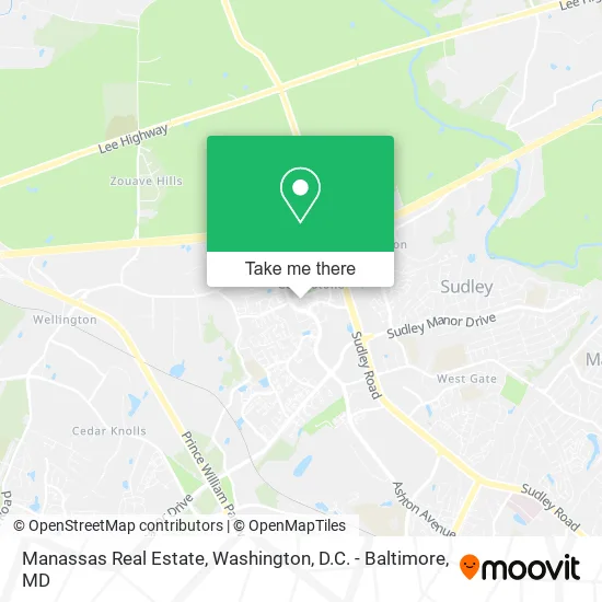 Manassas Real Estate map