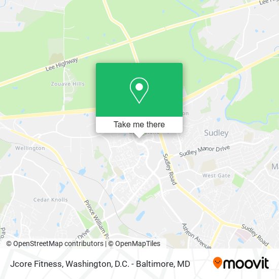 Mapa de Jcore Fitness
