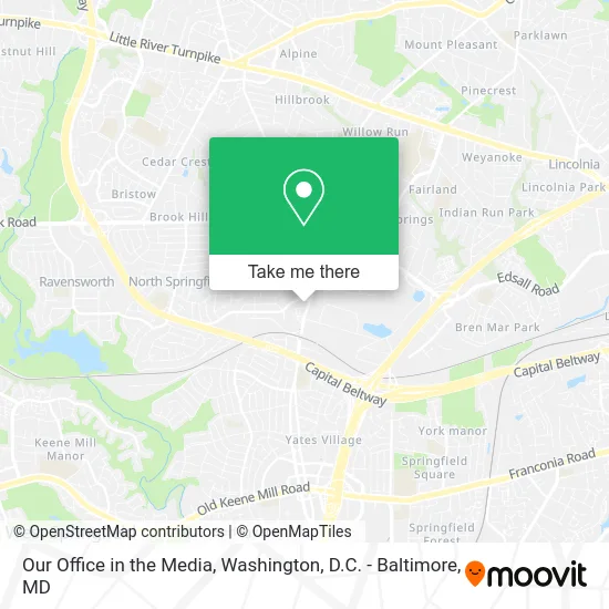 Our Office in the Media map