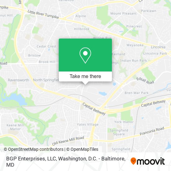 BGP Enterprises, LLC map