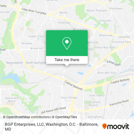 Mapa de BGP Enterprises, LLC
