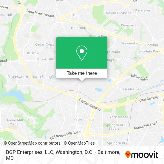 BGP Enterprises, LLC map