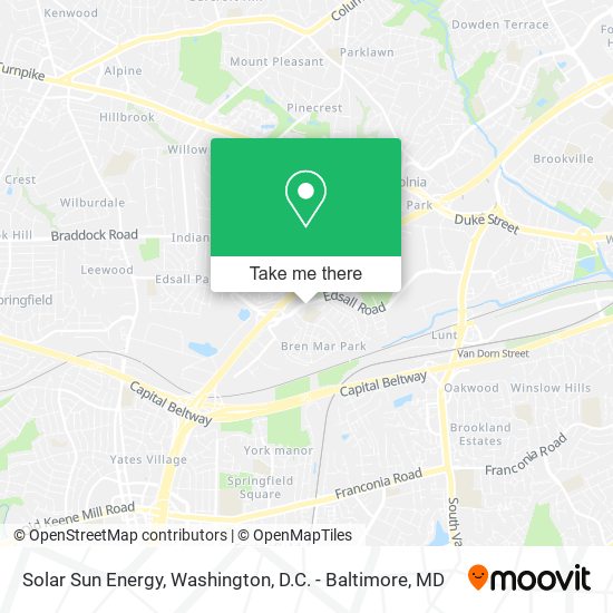 Solar Sun Energy map