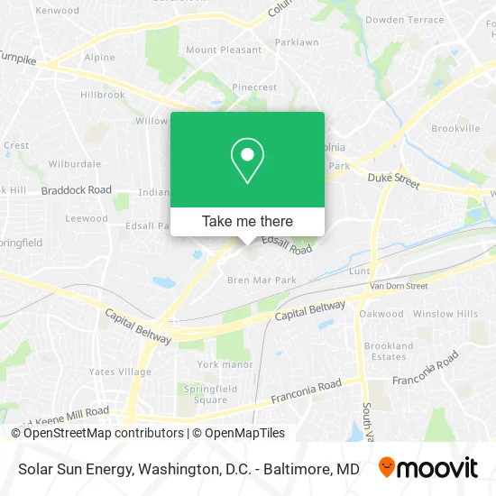 Solar Sun Energy map