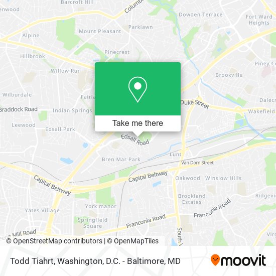 Mapa de Todd Tiahrt