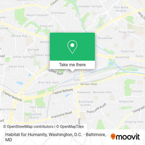 Habitat for Humanity map