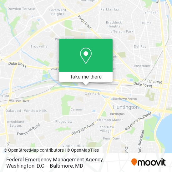 Mapa de Federal Emergency Management Agency