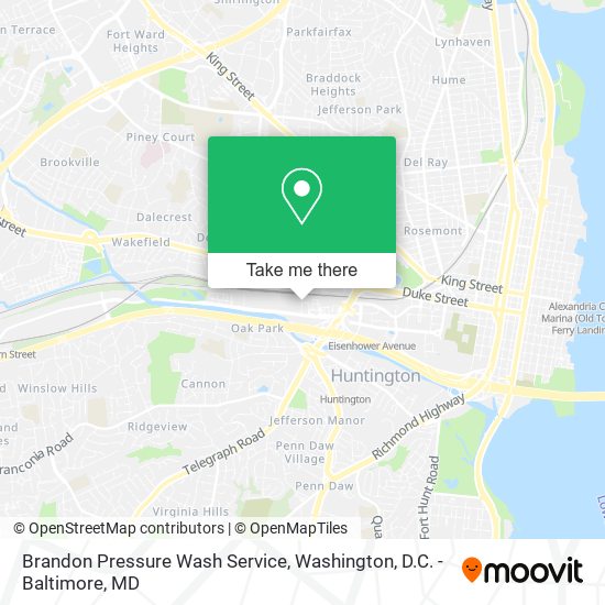 Mapa de Brandon Pressure Wash Service