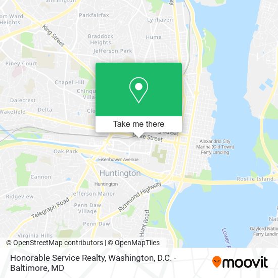Honorable Service Realty map
