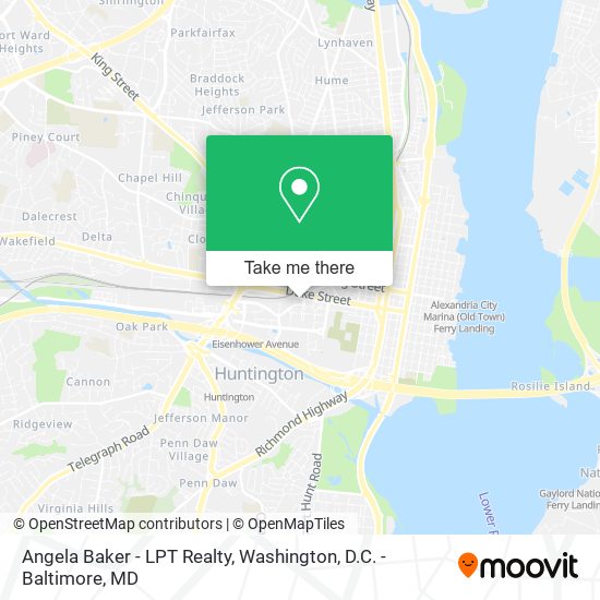 Angela Baker - LPT Realty map