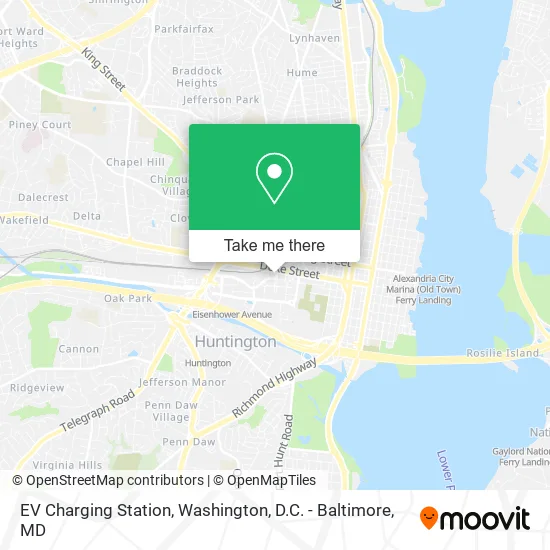 Mapa de EV Charging Station