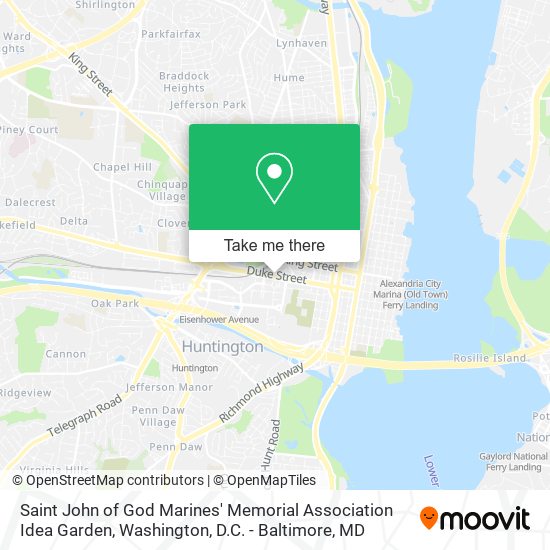 Saint John of God Marines' Memorial Association Idea Garden map