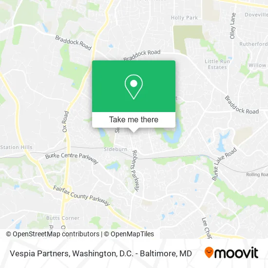 Vespia Partners map