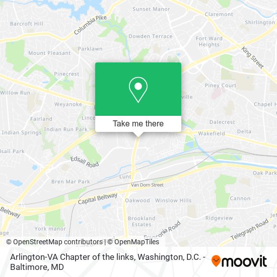 Arlington-VA Chapter of the links map
