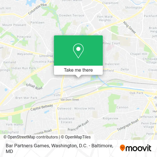 Bar Partners Games map