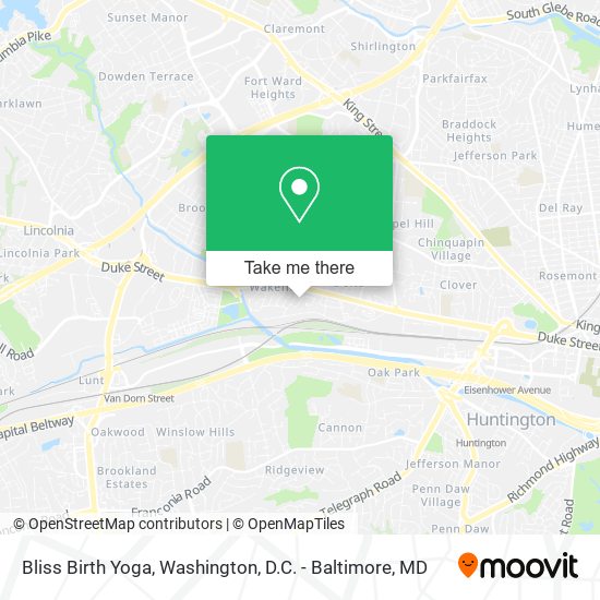 Mapa de Bliss Birth Yoga